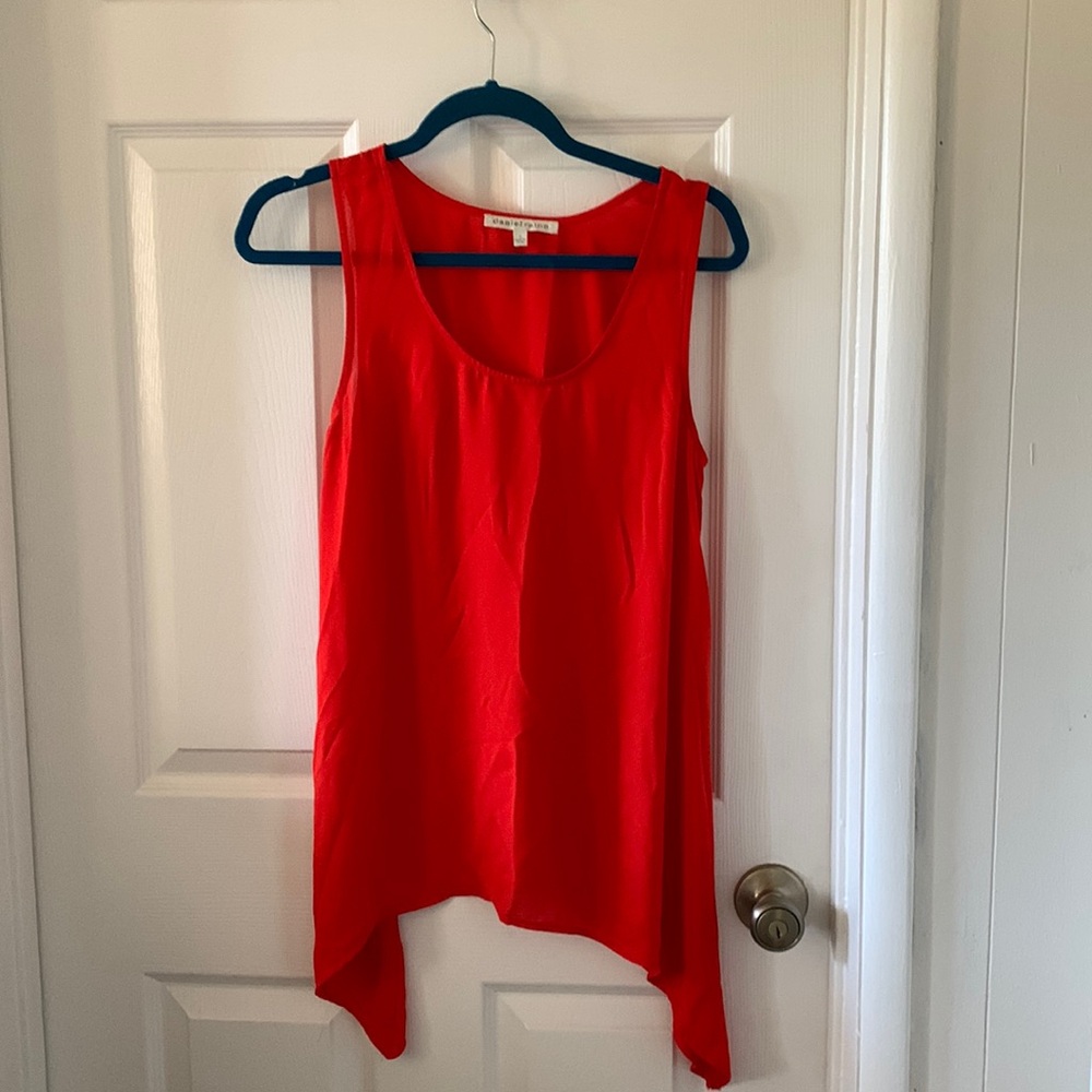 Red tank top